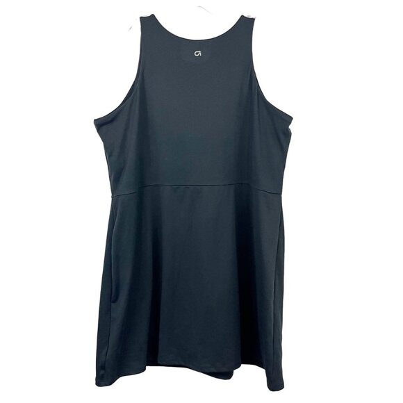 Gap Fit Black Active Wear Dress Built-In Shorts Padded - Size XXL - Picture 2 of 8
